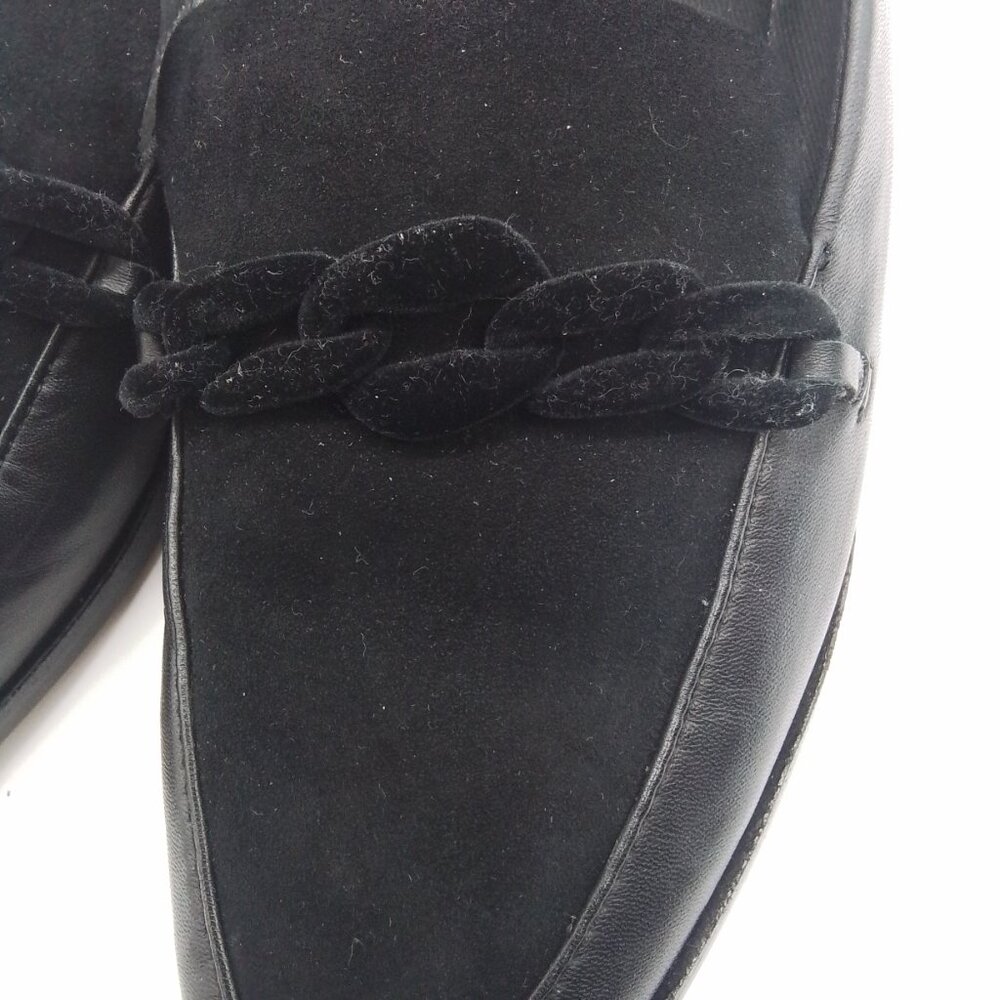NWOT VINCE CAMUTO FORONNI POINTED TOE BLACK SUEDE LOAFERS SIZE 6.5 - Picture 3 of 6